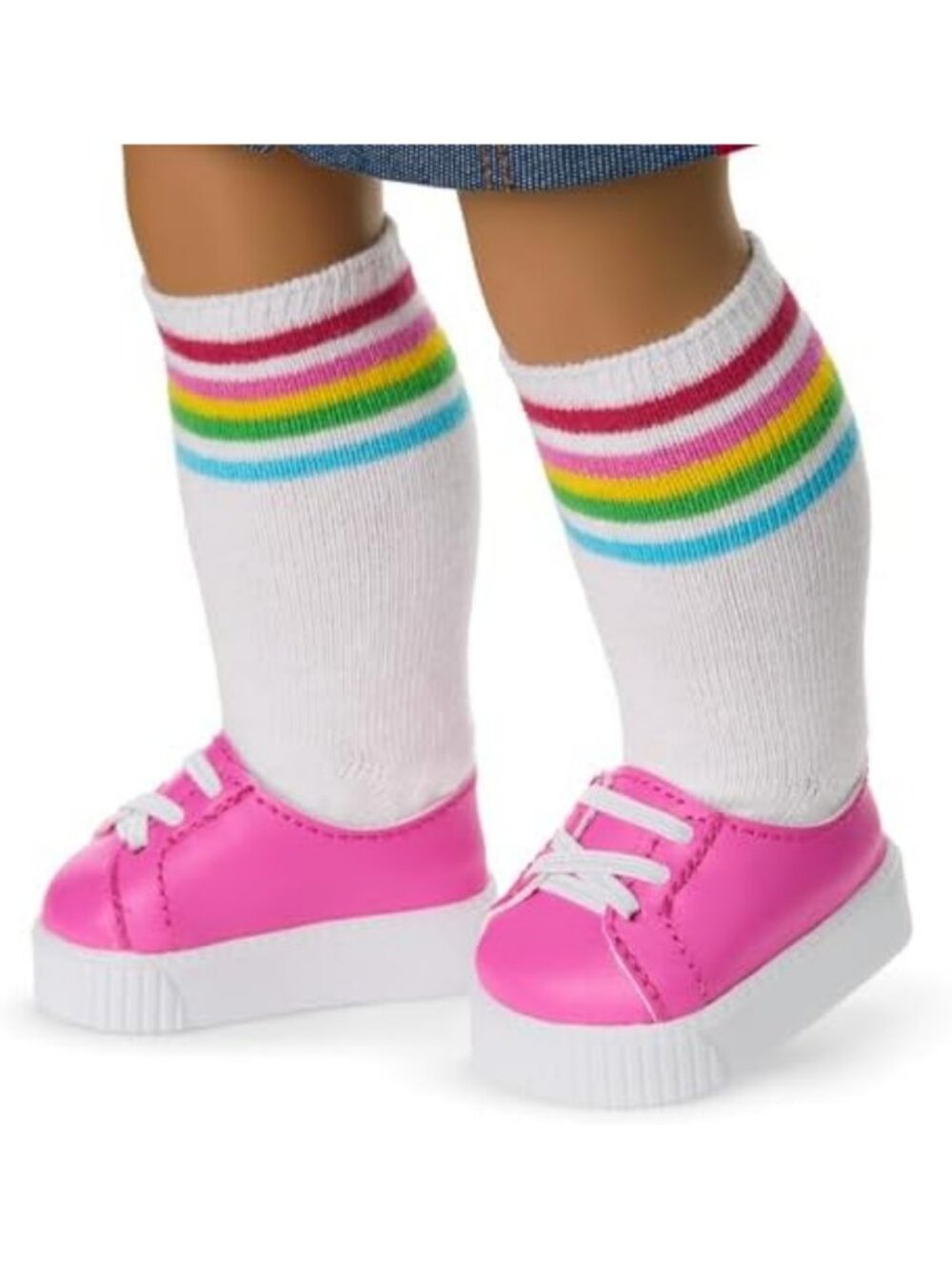 18" Doll Clothes Set - Varsity Jacket & 4-Piece Outfit for Girls Ages 6 - Picture 5 of 6